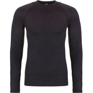 TEN CATE Thermo men long sleeve, heren thermo T-shirt lange mouw en O-hals, zwart -  Maat: L