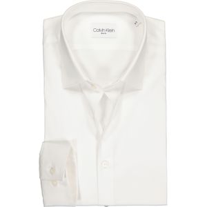 Calvin Klein slim fit overhemd, 2-ply stretch, wit