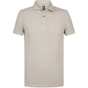 Profuomo slim fit heren polo, beige