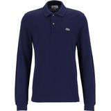 Lacoste Classic Fit polo lange mouw, navy blauw -  Maat: 5XL