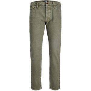 JACK & JONES Chris Cooper loose fit, heren jeans, olijfgroen