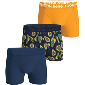 Björn Borg - Cotton Stretch - Boxershorts - Geel - 3-pack