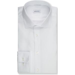 Seidensticker - Zakelijk Overhemd - Wit - Shaped Fit - Strijkvrij - 100% Katoen