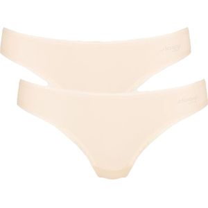 Sloggi Women GO Brazil (2-pack), dames slip, beige -  Maat: XS