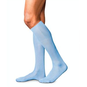 FALKE No. 10 Pure Fil d Ecosse herensokken, blauw (bleue)