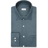 Seidensticker - 143510 - Chemise d'affaires - Groen - Manches Longues - Coupe Droite