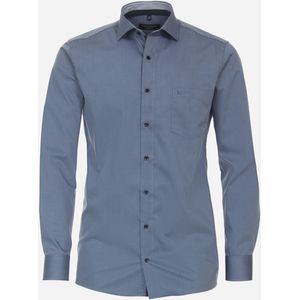 CASA MODA modern fit overhemd, mouwlengte 7, popeline, blauw 51