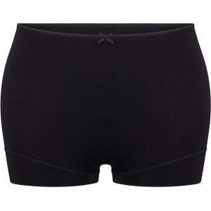 RJ Bodywear Pure Color dames short extra hoog, zwart -  Maat: 4XL