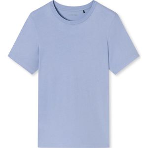 SCHIESSER Mix+Relax T-shirt, heren shirt korte mouwen biologisch katoen lila -  Maat: L