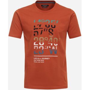 CASA MODA comfort fit heren T-shirt, oranje