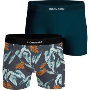 Bjorn Borg Cotton Stretch boxers, heren boxers normale lengte (2-pack), multicolor -  Maat: XS