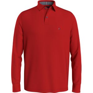 Tommy Hilfiger regular fit heren polo lange mouw, 1985 Regular Ls Polo, oranje
