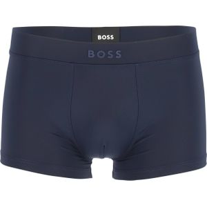 HUGO BOSS trunk (1-pack), heren boxer kort microfiber, blauw -  Maat: L