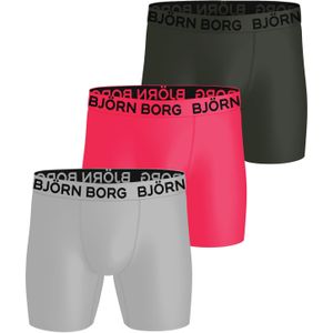 Björn Borg - Sports Microfiber Boxer - Zwart - Gerecycled Polyester - Set van 3