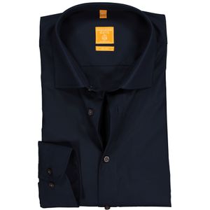 3 voor 99 | Redmond modern fit overhemd, nachtblauw 45/46