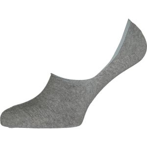 Burlington Everyday dames invisible sokken (2-pack), katoen, grijs (light grey) -  Maat: 41-42