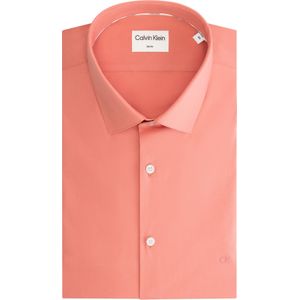 Calvin Klein slim fit overhemd, Poplin Stretch Slim Shirt, antiek roze 39