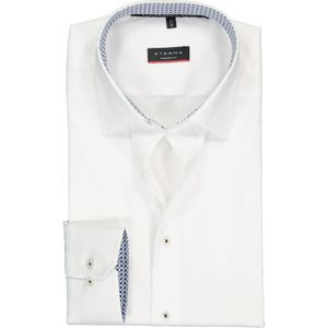 ETERNA modern fit overhemd, superstretch lyocell heren overhemd, wit (contrast) 38