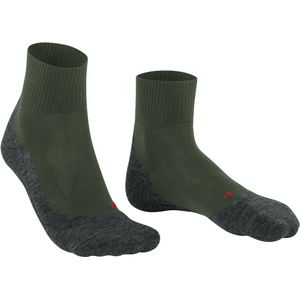 FALKE TK5 Wander Wool Short dames trekking sokken kort, groen (vertigo) -  Maat: 37-38