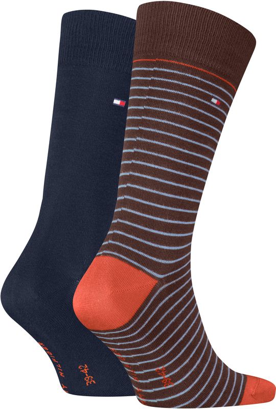 Th Men Small Stripe Sock 2P