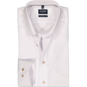 OLYMP modern fit overhemd, structuur, wit 45