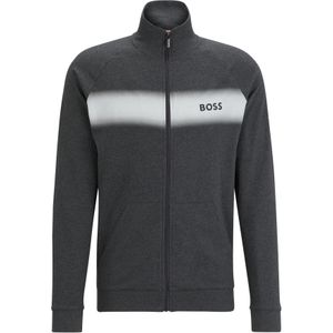 BOSS Authentic Jacket, heren lounge vest, middengrijs