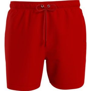 Calvin Klein Medium Drawstring swimshort, heren zwembroek, rood -  Maat: S