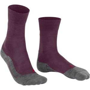 FALKE TK5 Wander dames trekking sokken, paars (dark mauve) -  Maat: 39-40