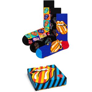 Happy Socks Rolling Stones Gift Box (3-pack), unisex sokken in cadeauverpakking