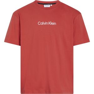 Calvin Klein Hero Logo Comfort T-shirt, heren T-shirt korte mouw O-hals, rood -  Maat: M