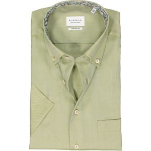 ETERNA comfort fit overhemd korte mouw, Oxford, groen (contrast) 49