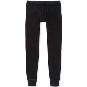 SCHIESSER Personal Fit lange onderbroek (1-pack), heren onderbroek lang zwart -  Maat: XL