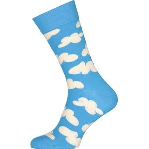 Happy Socks Cloudy Sock, unisex sokken, blauwe lucht met lichte bewolking - Unisex - Maat: 41-46