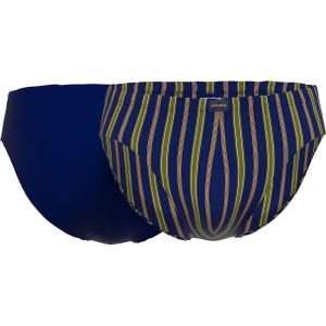 Ceceba heren sport slip (2-pack), donkerblauw gestreept