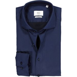 ETERNA 1863 slim fit casual Soft tailoring overhemd, twill heren overhemd, donkerblauw 44