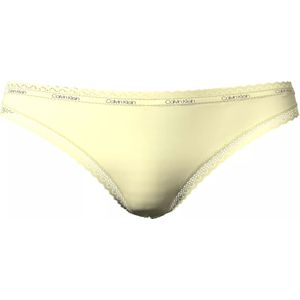 Calvin Klein dames thong (1-pack), string, geel -  Maat: XL