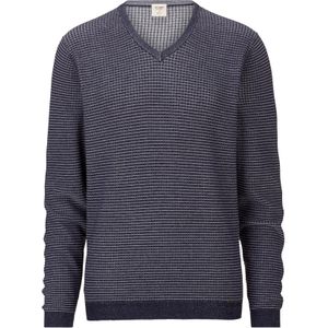 OLYMP Level Five body fit pullover katoen, marineblauw