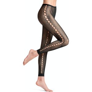 FALKE Supersize Net dames legging, black