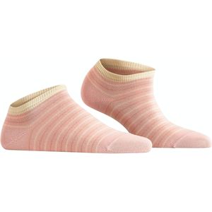 FALKE Stripe Shimmer dames sneakersokken, lichtroze (blossom)