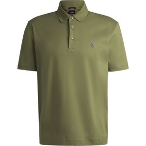 BOSS Parris regular fit heren polo, pique, groen
