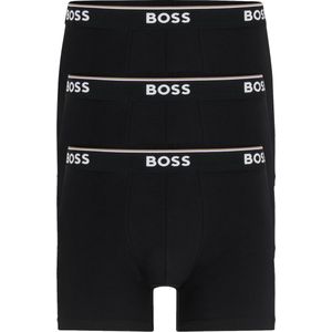 HUGO BOSS Power boxer briefs (3-pack), heren boxers normale lengte, zwart -  Maat: L