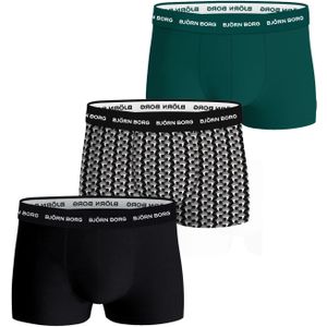 Bjorn Borg - Cotton Stretch - Boxershorts - Groen - 3-pack