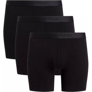 Calvin Klein Boxer Briefs (3-pack), heren boxers extra lang, zwart -  Maat: XXL