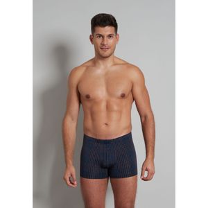 Gotzburg heren boxer normale lengte (1-pack), donkerblauw geruit