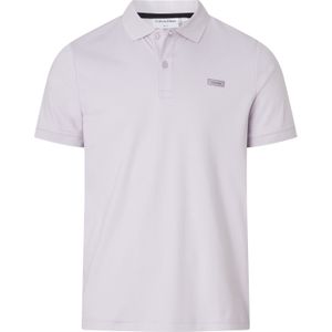 Calvin Klein Smooth Cotton Slim Polo, lila -  Maat: 3XL