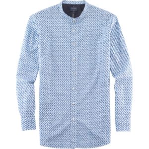 OLYMP Casual modern fit overhemd, popeline, bleu dessin 39/40