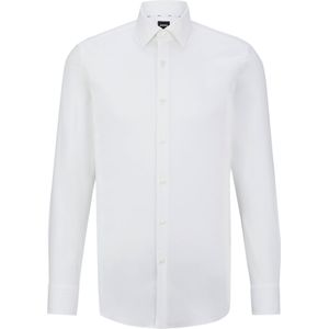BOSS - Hank - Overhemd - Wit - Twill - Slim Fit