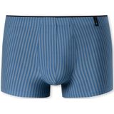 SCHIESSER Long Life Soft boxer (1-pack), heren shorts oceaanblauw gestreept -  Maat: XXL