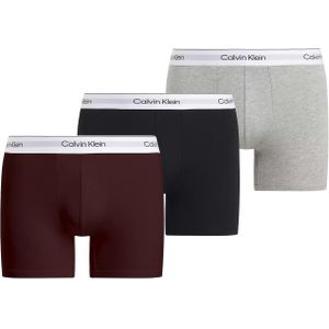 Calvin Klein Boxer Briefs (3-pack), heren boxers extra lang, zwart