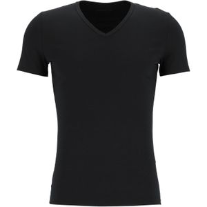 Sloggi Men GO Shirt V-Neck Slim Fit, heren T-shirt (1-pack), zwart -  Maat: S